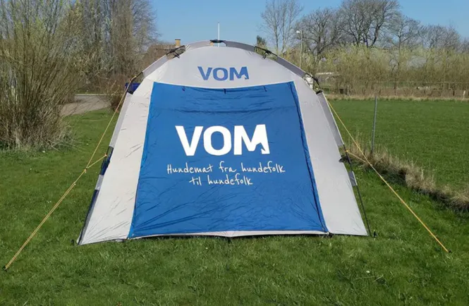 Hovedbilde VOM pop up-telt
