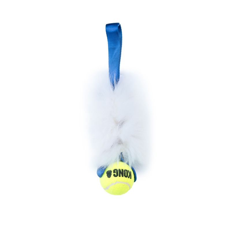 Doggie-zen Kampleke sau med KONG air pipeball