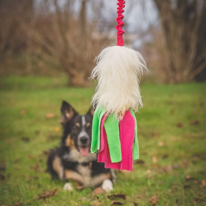 Doggie-zen Saueskinnsleke med fleecehaler